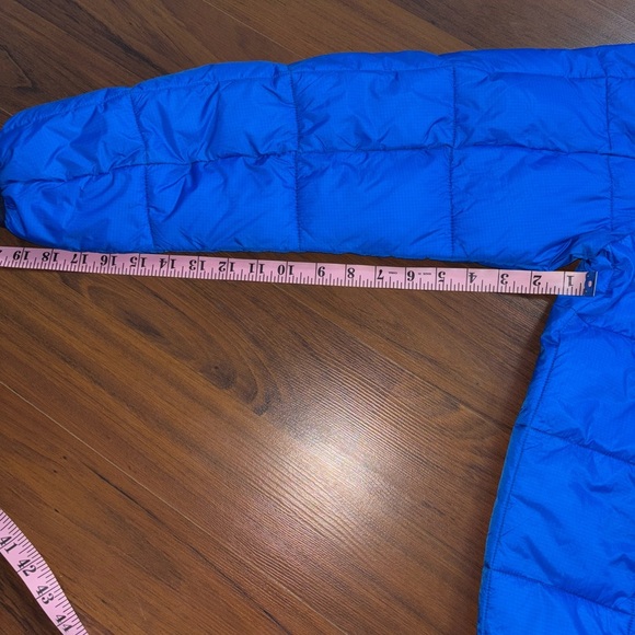 Kids Blue and Black Puffer Jacket - Picture 8 of 9